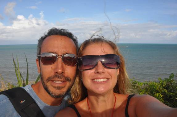 Na Ponta do Seixas, em João Pessoa - PB. O ponto mais oriental das américas.